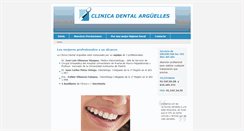 Desktop Screenshot of clinicadentalarguelles.com